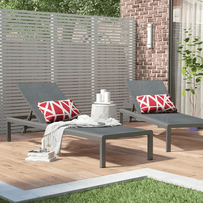 Caggiano 77.56'' Chaise Lounge - Outdoor Space Designs
