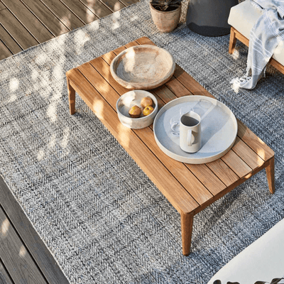 Eco-Friendly Outdoor Rug - Pebble Gray - Outdoor Space Designs