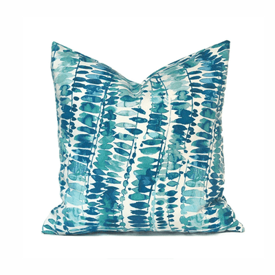 Outdoor Pillow Covers Navy Blue Turquoise - Outdoor Space Designs