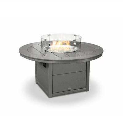 Polywood Round Fire Pit Table - Outdoor Space Designs