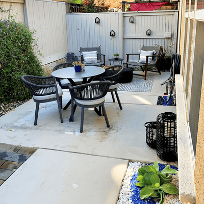 Postage Stamp Patio Makeover