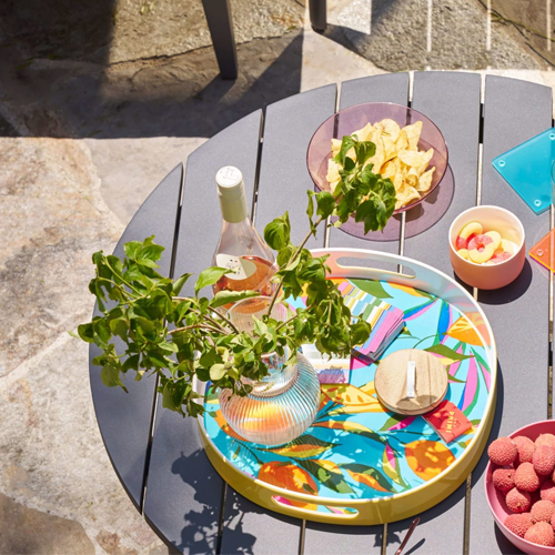 Outer Aluminum Round Coffee Table – Outdoor Space Designs