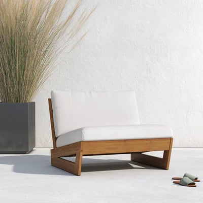 Acacia Outdoor Armless Lounge Chair - Outdoor Space Designs