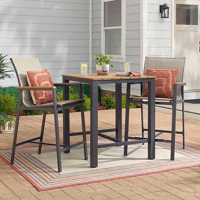 Bar Patio Dining Set - Outdoor Space Designs
