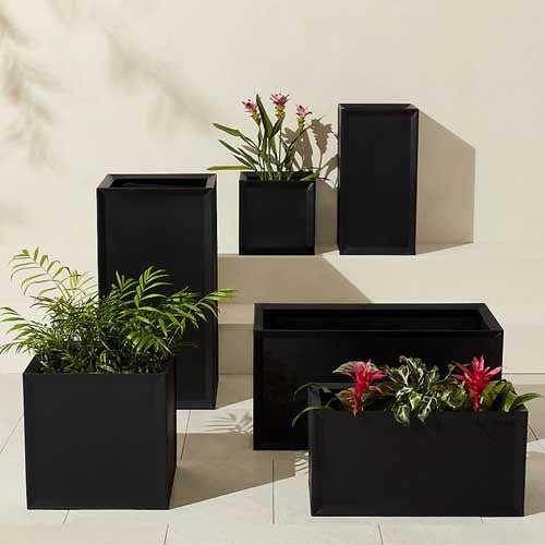 cb2 succulent planter CB2 Planters Collection – Outdoor Space Designs