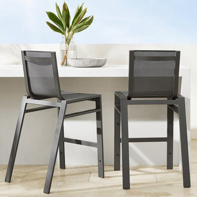 Sling Metal Bar Stool - Outdoor Space Designs