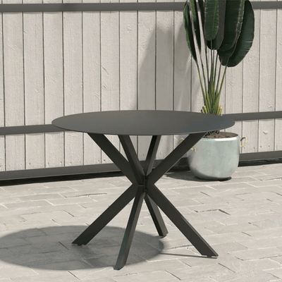 4 Person Metal Dining Table - Outdoor Space Designs