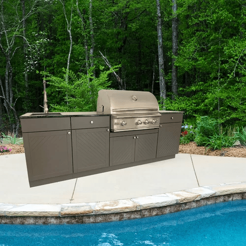 6-Piece Modular Outdoor Kitchen – Outdoor Space Designs