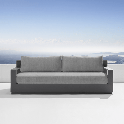 Bal Harbour Outdoor Aluminum Sofa - Outdoor Space Designs