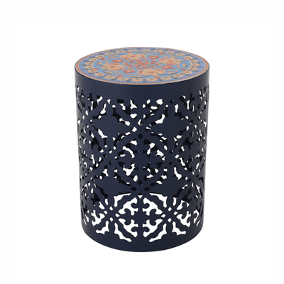 Castana Outdoor Lace Cut Side Table - Outdoor Space Designs