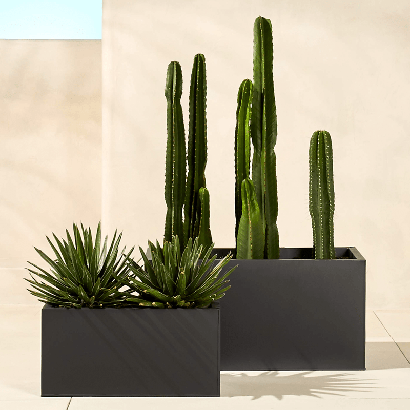cb2 pots for plants CB2 Planters Collection – Outdoor Space Designs