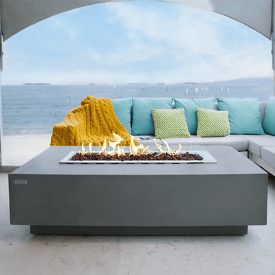 Concrete Fire Pit Table - Outdoor Space Designs
