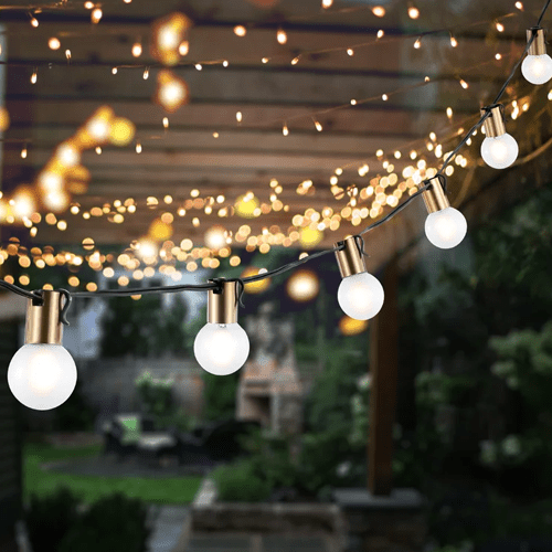 Contemporary 10 Bulb String Light – Outdoor Space Designs