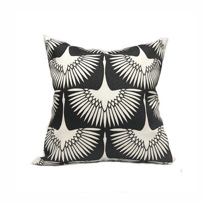 Flock Midnight Pillow Cover - Outdoor Space Designs