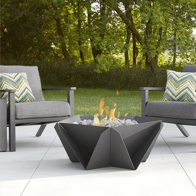 Hartsel Propane Steel Fire Bowl - Outdoor Space Designs