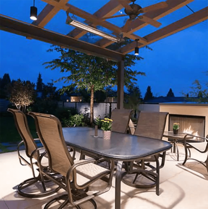 Infratech W Series 33 Patio Heater Outdoor Space Designs