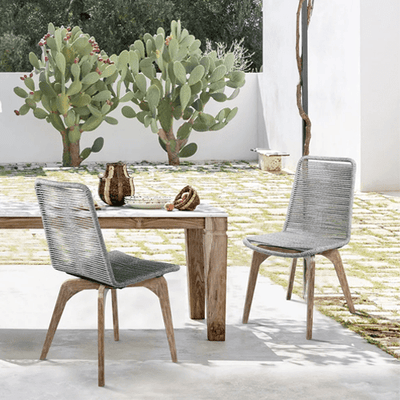 Island Rope Dining Chair - Set of 2 - Outdoor Space Designs
