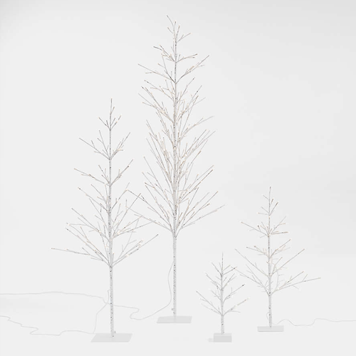 LED Birch Trees – Outdoor Space Designs