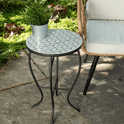 Mosaic End Table - Outdoor Space Designs