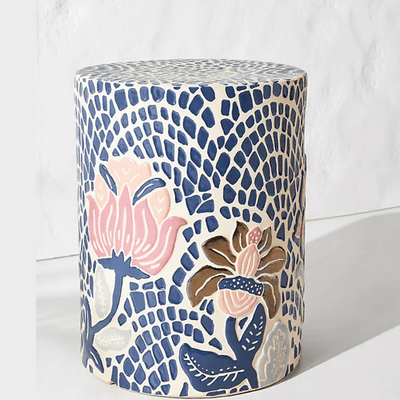 Mosaic Stool - Outdoor Space Designs