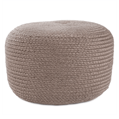 Outdoor Braided Ottoman - Outdoor Space Designs