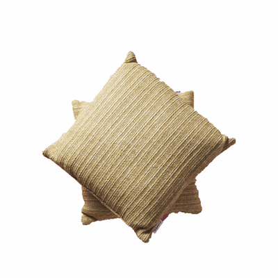 Outdoor Faux Straw Pillow Set - Outdoor Space Designs