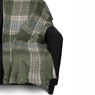 Oversized Plaid Throw - Outdoor Space Designs