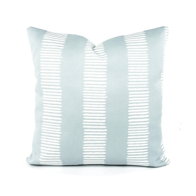 Pillow Cover: Blue Greys - Outdoor Space Designs