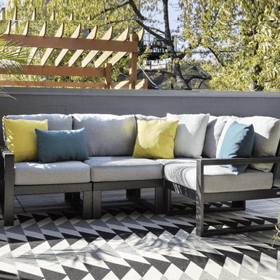 Polywood Edge Sectional - Outdoor Space Designs