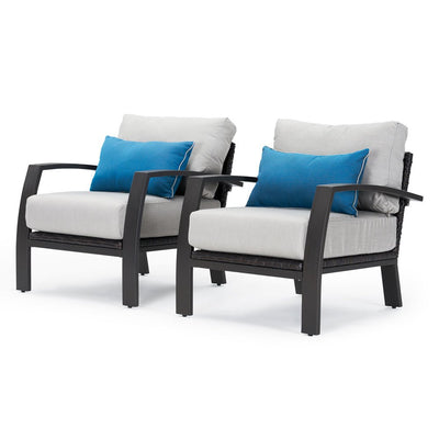 Portofino Repose Open Club Chairs - Outdoor Space Designs