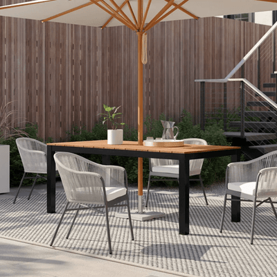 Resin 6 - Person Dining Table - Outdoor Space Designs