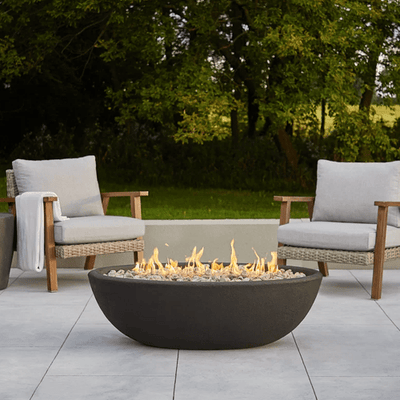 Riverside Concrete Propane Fire Bowl - Outdoor Space Designs