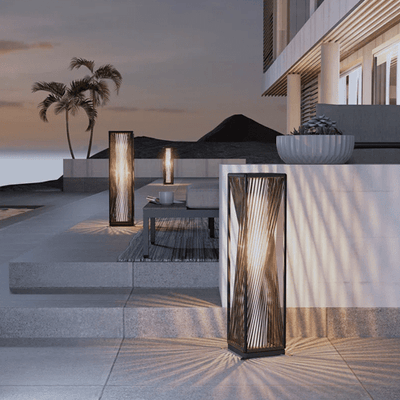 Solar Outdoor Floor Lamp - Outdoor Space Designs