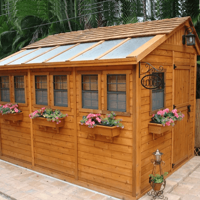 Sunshed Wood Shed - Outdoor Space Designs