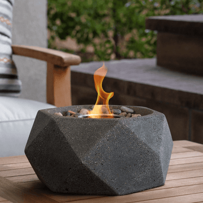 Tabletop Geo Fire Bowl - Outdoor Space Designs
