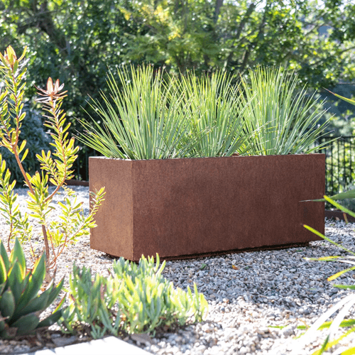 Veradek Corten Steel Planter Collection – Outdoor Space Designs