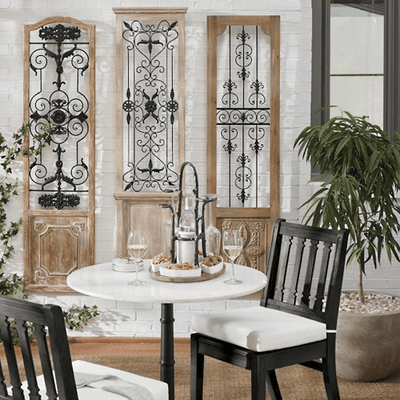 Vintage Gate Wall Art - Outdoor Space Designs