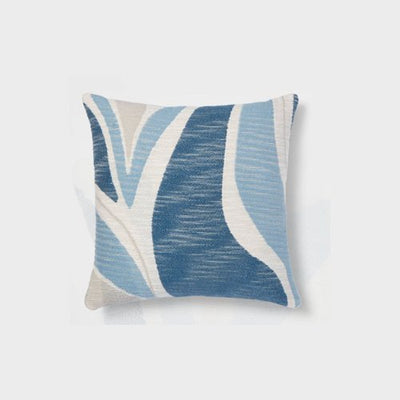Woven Color Block Pillow - Outdoor Space Designs